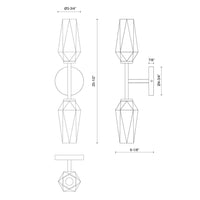 KRYSTA 20-IN WALL/VANITY LIGHT - robinsonco.ca