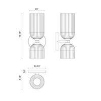 NELLY 2-LIGHT VANITY LIGHT - robinsonco.ca