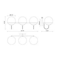 ALBA WALL/VANITY LIGHT (MULTIPLE SIZES) - robinsonco.ca