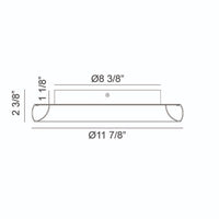 MAVERICK 1-LIGHT LED FLUSH MOUNT (MULTIPLE SIZES) - robinsonco.ca