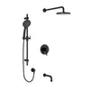 LOMBARDIA 1/2" THERMOSTATIC & PRESSURE BALANCE 3 FUNCTION SYSTEM WITH INTEGRATED VOLUME CONTROL - robinsonco.ca