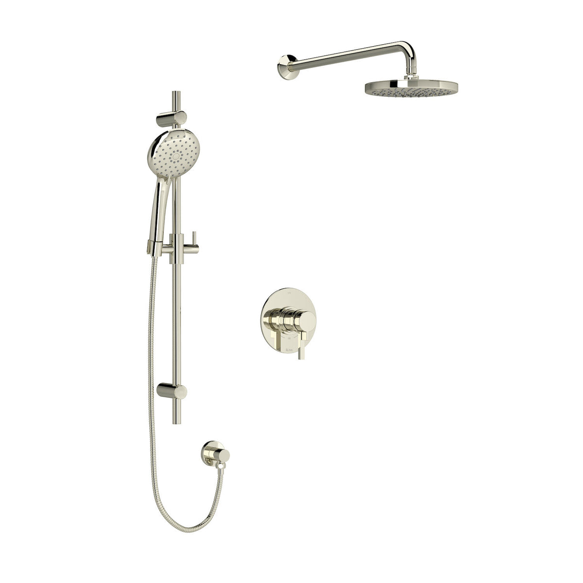 LOMBARDIA 1/2" THERMOSTATIC & PRESSURE BALANCE 3 FUNCTION SYSTEM TRIM WITH INTEGRATED VOLUME CONTROL - robinsonco.ca