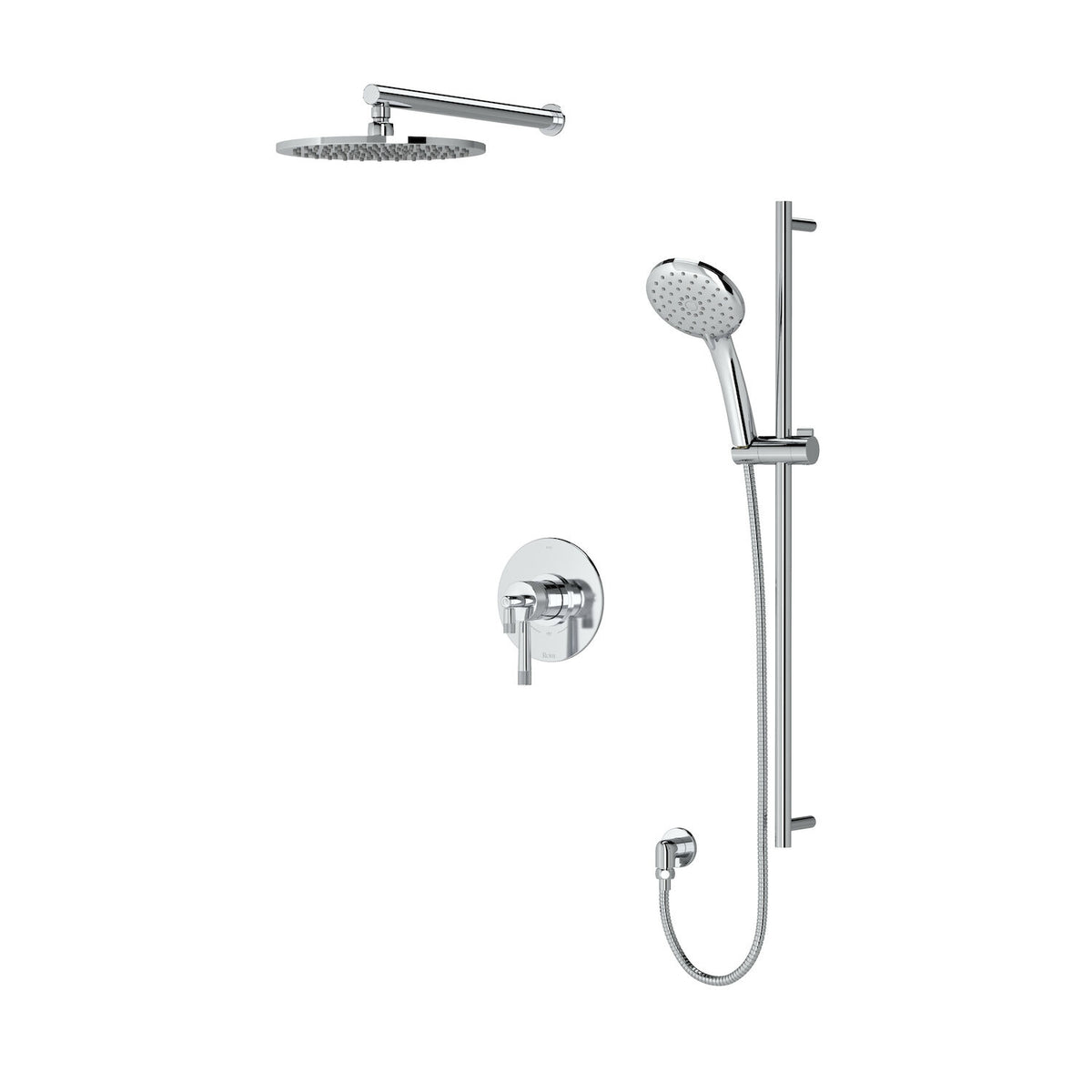 AMAHLE 1/2" THERMOSTATIC & PRESSURE BALANCE 3 FUNCTION SYSTEM TRIM WITH INTEGRATED VOLUME CONTROL - robinsonco.ca