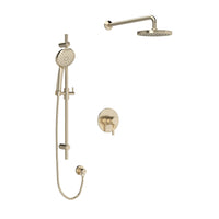 LOMBARDIA 1/2" THERMOSTATIC & PRESSURE BALANCE 3 FUNCTION SYSTEM TRIM WITH INTEGRATED VOLUME CONTROL - robinsonco.ca
