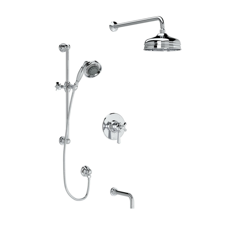 SAN GIOVANNI 1/2" THERMOSTATIC & PRESSURE BALANCE 3 FUNCTION SYSTEM WITH INTEGRATED VOLUME CONTROL - robinsonco.ca