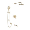 LOMBARDIA 1/2" THERMOSTATIC & PRESSURE BALANCE 3 FUNCTION SYSTEM WITH INTEGRATED VOLUME CONTROL - robinsonco.ca