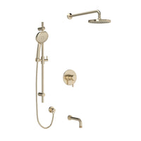 LOMBARDIA 1/2" THERMOSTATIC & PRESSURE BALANCE 3 FUNCTION SYSTEM WITH INTEGRATED VOLUME CONTROL - robinsonco.ca