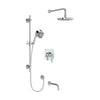 GRACELINE 1/2" THERMOSTATIC & PRESSURE BALANCE 3 FUNCTION SYSTEM WITH INTEGRATED VOLUME CONTROL - robinsonco.ca
