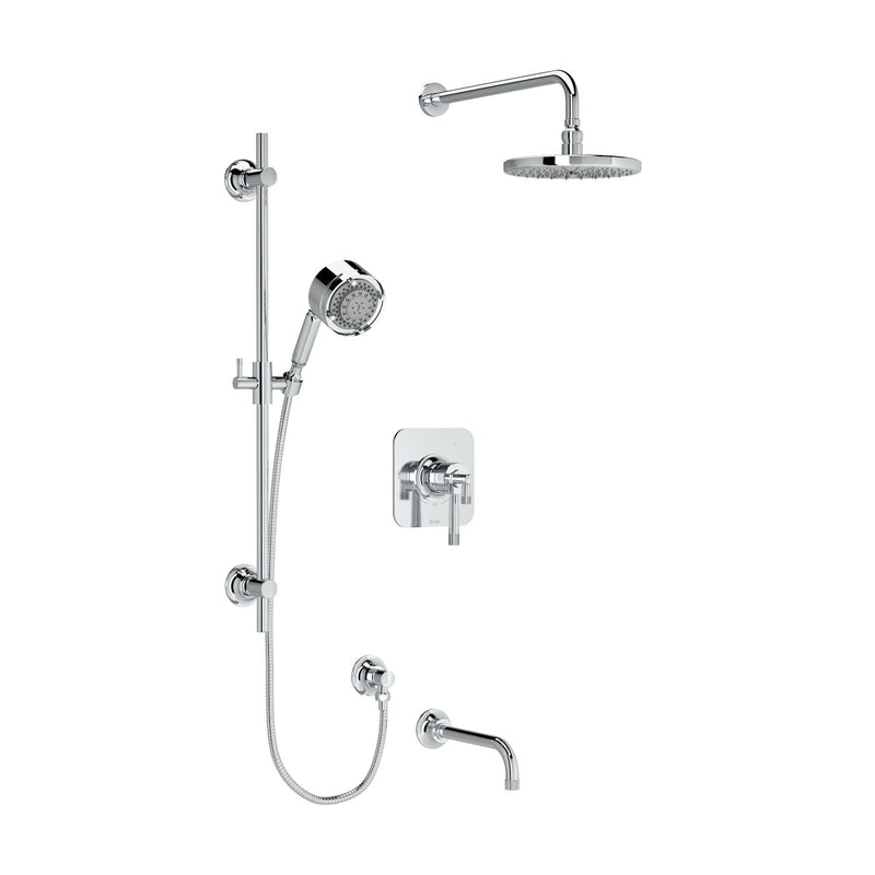 GRACELINE 1/2" THERMOSTATIC & PRESSURE BALANCE 3 FUNCTION SYSTEM WITH INTEGRATED VOLUME CONTROL - robinsonco.ca