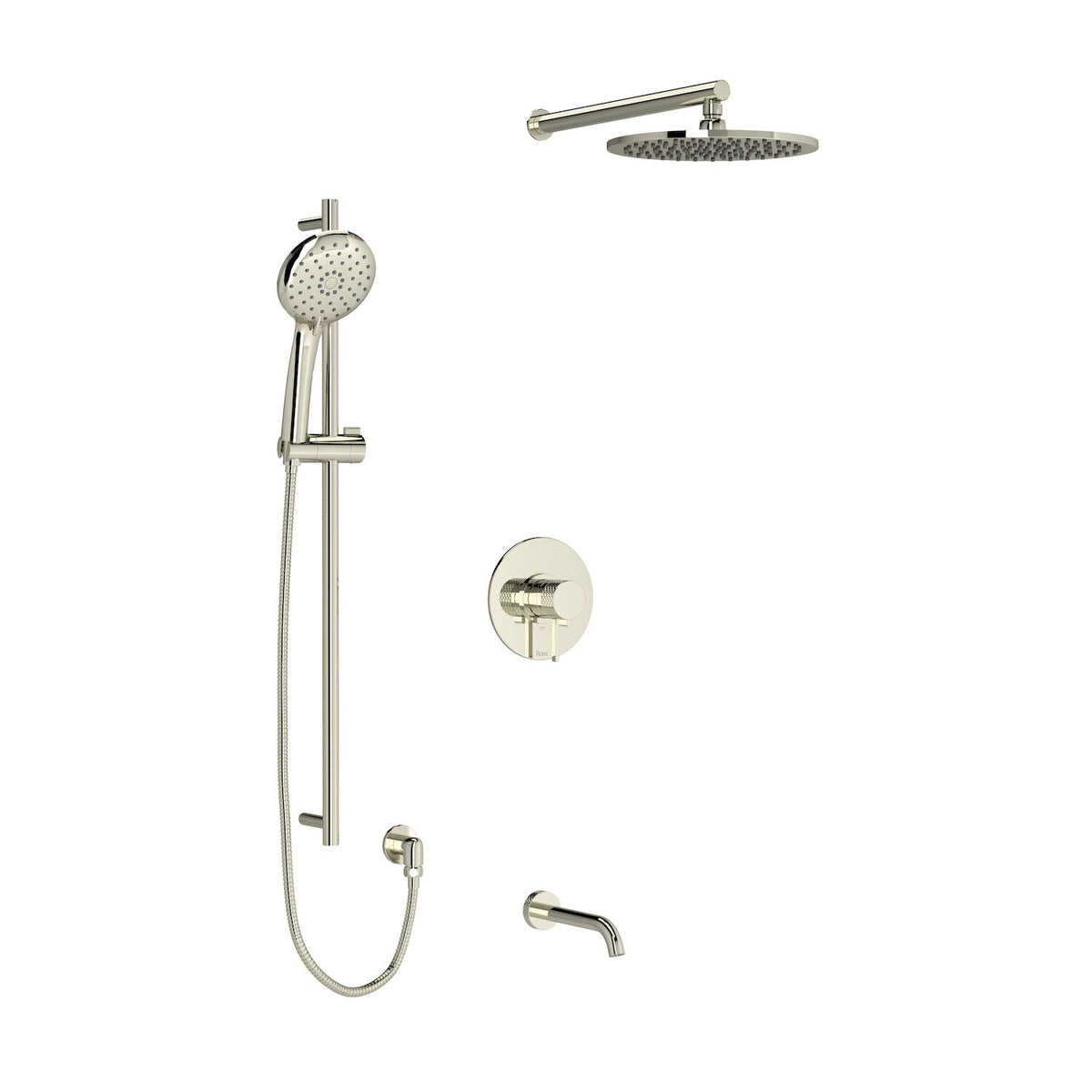 TENERIFE 1/2" THERMOSTATIC & PRESSURE BALANCE 3 FUNCTION SYSTEM WITH INTEGRATED VOLUME CONTROL - robinsonco.ca