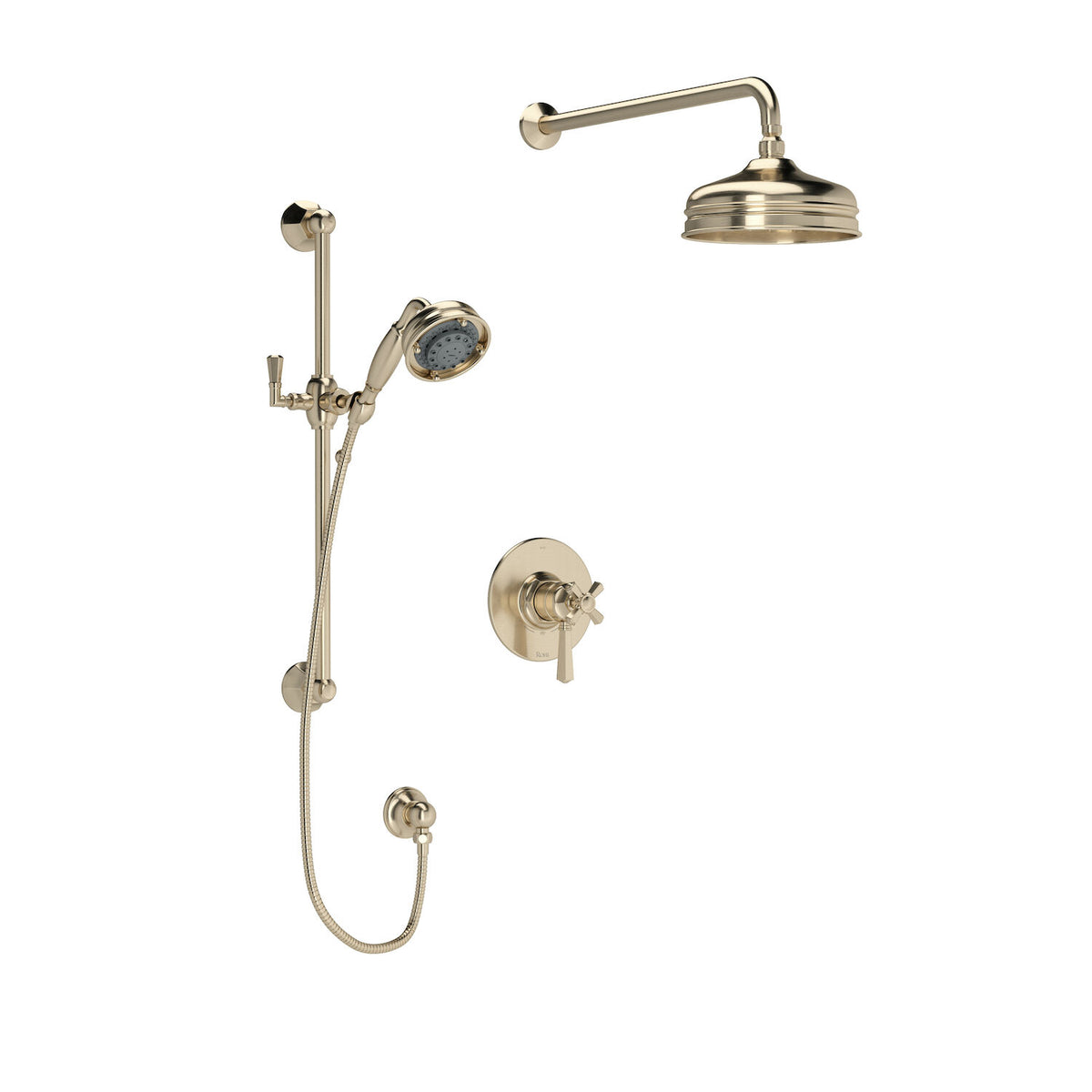 PALLADIAN 1/2" THERMOSTATIC & PRESSURE BALANCE 3 FUNCTION SYSTEM TRIM WITH INTEGRATED VOLUME CONTROL - robinsonco.ca