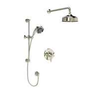 SAN GIOVANNI 1/2" THERMOSTATIC & PRESSURE BALANCE 3 FUNCTION SYSTEM TRIM WITH INTEGRATED VOLUME CONTROL - robinsonco.ca