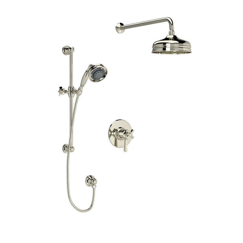 SAN GIOVANNI 1/2" THERMOSTATIC & PRESSURE BALANCE 3 FUNCTION SYSTEM TRIM WITH INTEGRATED VOLUME CONTROL - robinsonco.ca