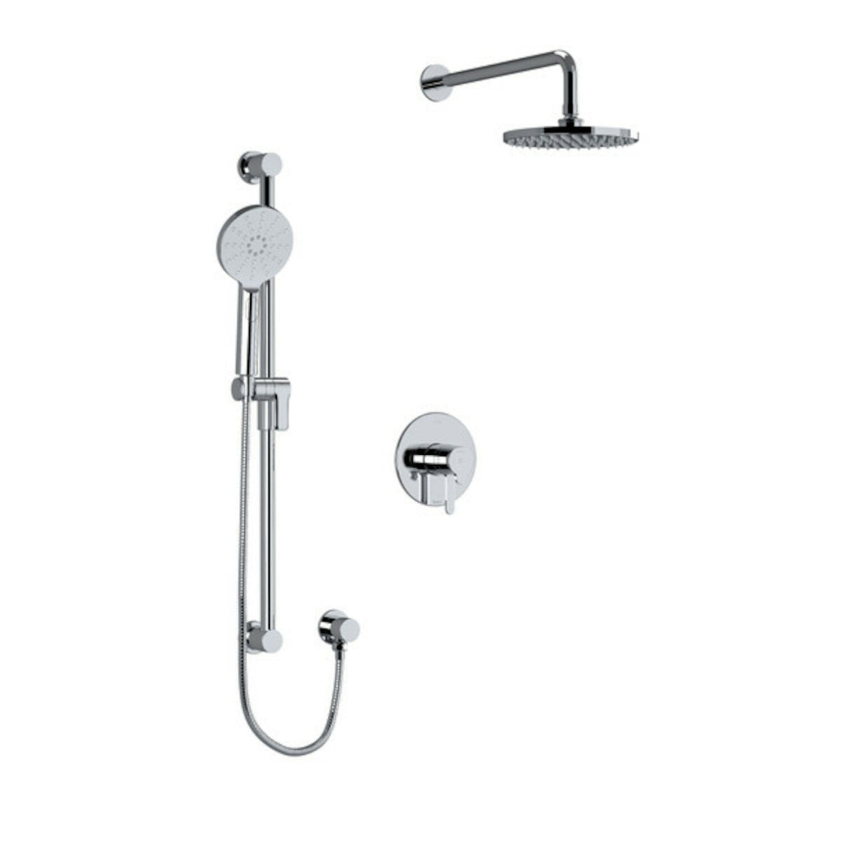 NIBI 323 SHOWER KIT WITH HAND SHOWER  AND RAIN HEAD - robinsonco.ca