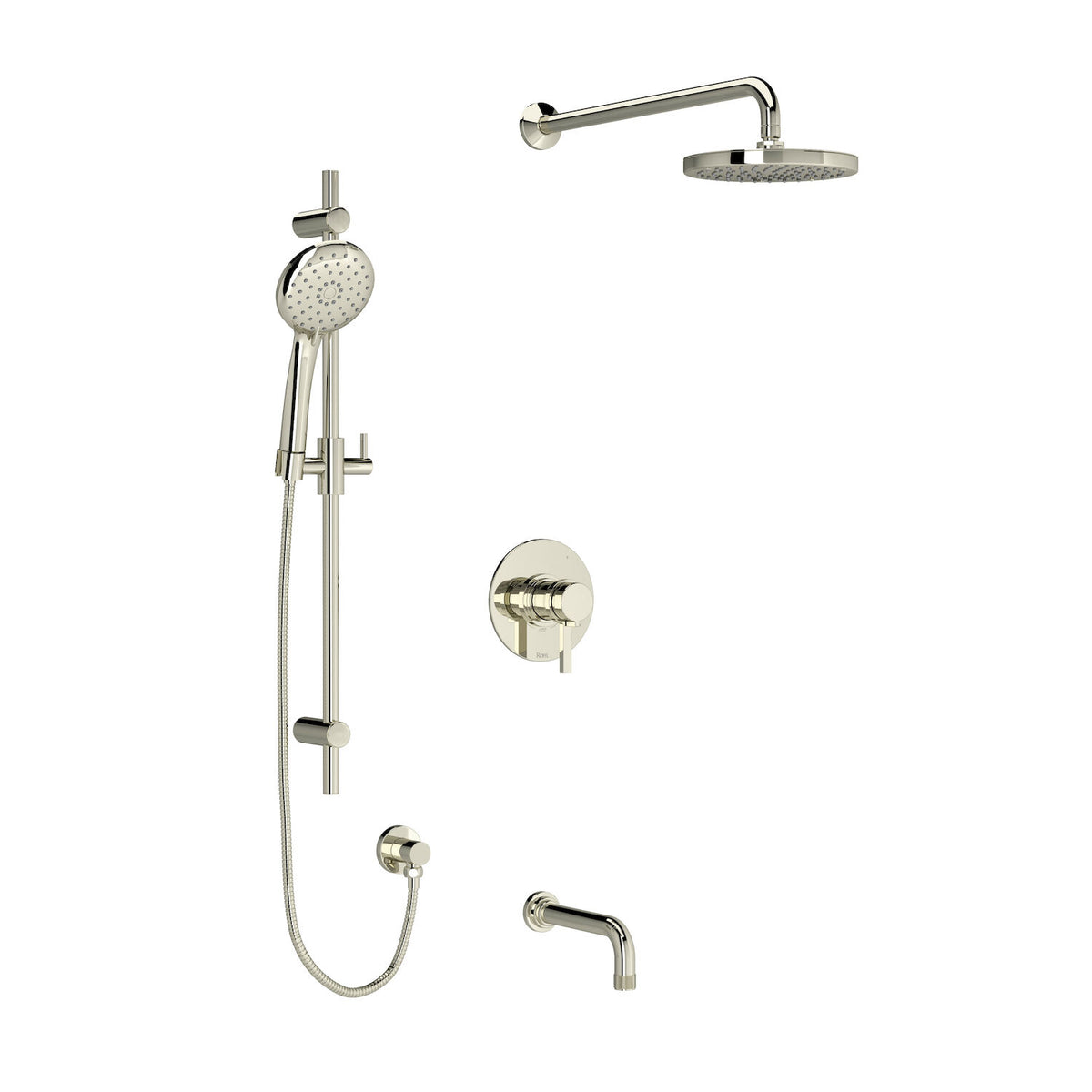LOMBARDIA 1/2" THERMOSTATIC & PRESSURE BALANCE 3 FUNCTION SYSTEM WITH INTEGRATED VOLUME CONTROL - robinsonco.ca