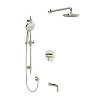 LOMBARDIA 1/2" THERMOSTATIC & PRESSURE BALANCE 3 FUNCTION SYSTEM WITH INTEGRATED VOLUME CONTROL - robinsonco.ca