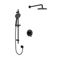 LOMBARDIA 1/2" THERMOSTATIC & PRESSURE BALANCE 3 FUNCTION SYSTEM TRIM WITH INTEGRATED VOLUME CONTROL - robinsonco.ca