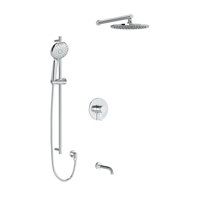 TENERIFE 1/2" THERMOSTATIC & PRESSURE BALANCE 3 FUNCTION SYSTEM WITH INTEGRATED VOLUME CONTROL - robinsonco.ca