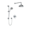 ACQUI 1/2" THERMOSTATIC & PRESSURE BALANCE 3 FUNCTION SYSTEM TRIM WITH INTEGRATED VOLUME CONTROL (PORCELAIN LEVER) - robinsonco.ca