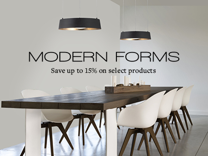 Save up to 15% on Modern Forms