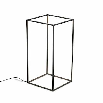 IPNOS INDOOR AND OUTDOOR FLOOR LAMP BY NICOLETTA ROSSI AND GUIDO BIANCHI, Aluminum Black, large