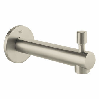 CONCETTO DIVERTER TUB SPOUT, Brushed Nickel, large