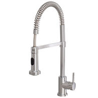 WIZARD PULL OUT DUAL STREAM KITCHEN FAUCET, Polished Chrome, medium