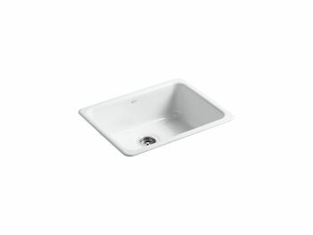 IRON/TONES® 24-1/4 X 18-3/4 X 8-1/4 INCHES TOP-/UNDER-MOUNT SINGLE-BOWL KITCHEN SINK, , large