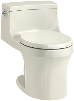 SAN SOUCI® ONE-PIECE ROUND-FRONT 1.28 GPF TOILET WITH AQUAPISTON® FLUSHING TECHNOLOGY, Biscuit, large
