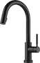 SOLNA® SINGLE HANDLE SINGLE HOLE PULL-DOWN KITCHEN FAUCET WITH SMARTTOUCH(R), Matte Black, small