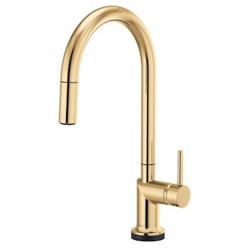 ODIN SMARTTOUCH® PULL-DOWN FAUCET WITH ARC SPOUT - LESS HANDLE, Brilliance Polished Gold, large