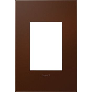 ADORNE 1-GANG+ PLASTIC WALL PLATE, Soft Touch Russet, large