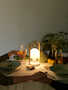 FOLLOWME LED TABLE LAMP, White and Natural Oak, small
