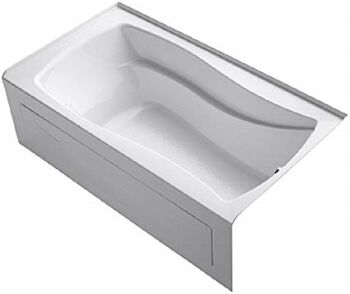 MARIPOSA® 66 X 36 INCHES ALCOVE BATHTUB WITH INTEGRAL APRON AND RIGHT-HAND DRAIN, White, large