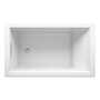UNDERSCORE® RECTANGLE 60 X 36 INCHES DROP IN BATHTUB, White, small