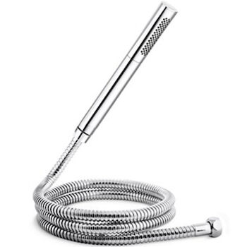 ONE WAND DUAL FUNCTION HANDSHOWER WITH HOSE, Chrome, large