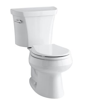 WELLWORTH® TWO-PIECE ROUND-FRONT 1.6 GPF TOILET WITH CLASS FIVE® FLUSH TECHNOLOGY, White, large