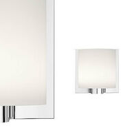 TILEE GLASS WALL SCONCE BY MARCELLO ZILLIANI, White, medium