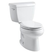 WELLWORTH® CLASSIC TWO-PIECE ELONGATED 1.28 GPF TOILET WITH CLASS FIVE® FLUSH TECHNOLOGY, White, medium