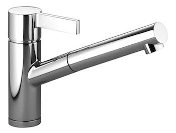 ENO SINGLE-LEVER PULL OUT KITCHEN FAUCET, Polished Chrome, large
