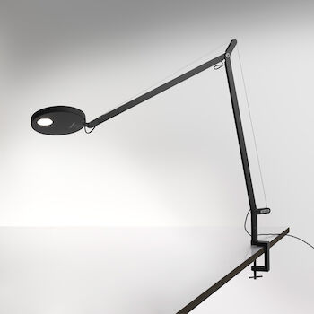 DEMETRA 3000K LED TABLE LAMP WITH CLAMP, DEM1TC30K, Matte Black, large