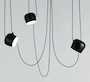 AIM LED PENDANT LIGHT (SET OF 5 WITH MULTICANOPY) BY RONAN AND ERWAN BOUROULLEC, Black, small