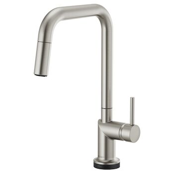 ODIN SMART TOUCH PULL-DOWN FAUCET WITH SQUARE SPOUT - LESS HANDLE, Stainless Steel, large