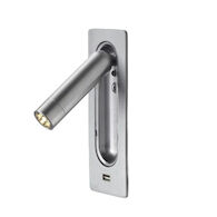 LEDTUBE RSC USB WALL LIGHT, Aluminum, medium