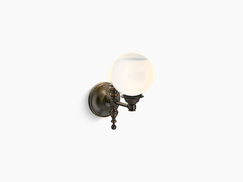 DAMASK 1-LIGHT LACEMAKER SCONCE, Oil Rubbed Bronze, large