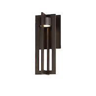 CHAMBER 16-INCH 3000K LED INDOOR AND OUTDOOR WALL LIGHT, Bronze, medium