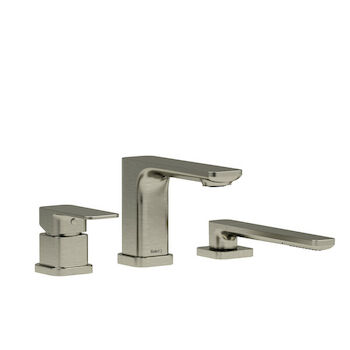 EQUINOX 3-PIECE DECK MOUNT TUB FILLER WITH HAND SHOWER, Brushed Nickel, large