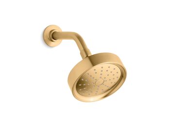 PURIST SINGLE-FUNCTION SHOWERHEAD, 1.75 GPM, Vibrant Brushed Moderne Brass, large