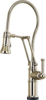 ARTESSO SMARTTOUCH® ARTICULATING FAUCET WITH FINISHED HOSE, Polished Nickel, large