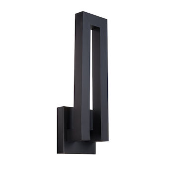FORQ LED OUTDOOR WALL LIGHT, Black, large